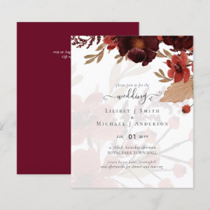 Chute Floral Suite Mariage Terracotta Bourgogne Ro