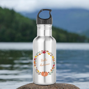 Chute Monogramme Wreath Bouteille d'eau