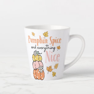 Chute/thème Citrouille Latte Mug
