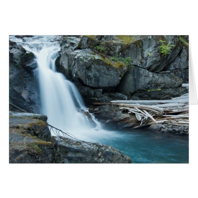 Chutes d'argent, Parc national du mont Rainier (Devant horizontal)