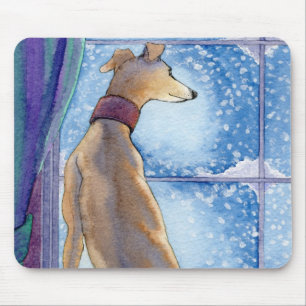 Chutes de neige - neige par le TAPIS DE SOURIS de