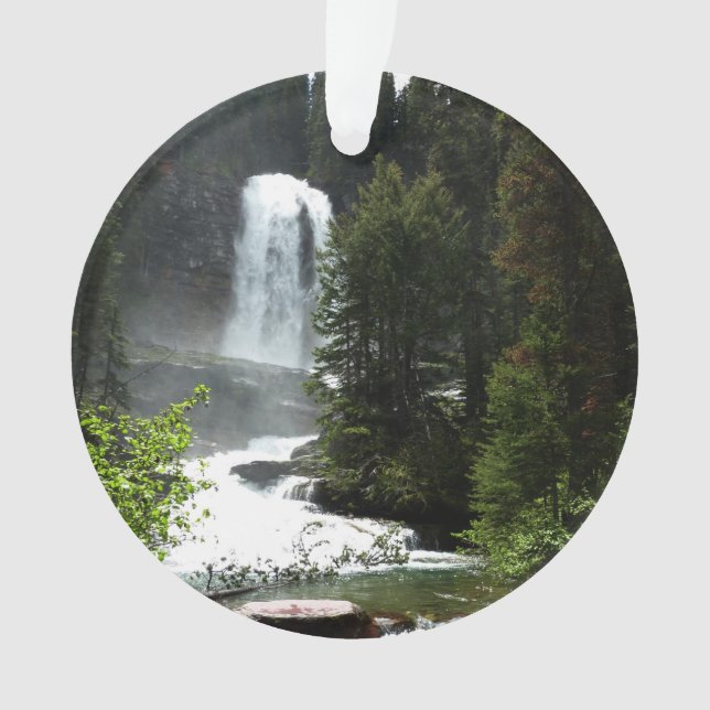 Chutes de Virginie au parc national Glacier (devant)