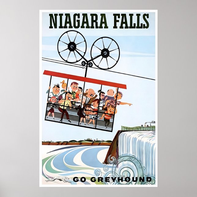 Chutes du Niagara Art Canada Impression USA Affich (Devant)
