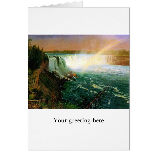 Chutes du Niagara peignant l'artiste Albert (Devant)