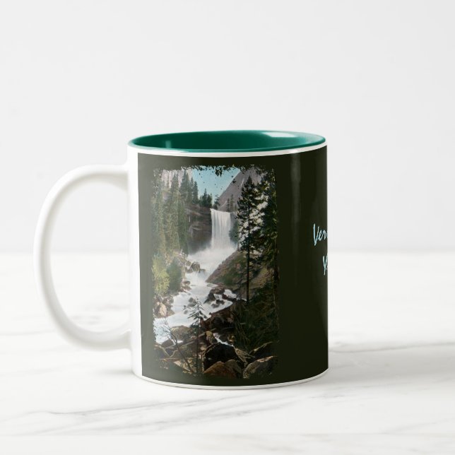 Chutes vernales Peint Café Mug (Gauche)