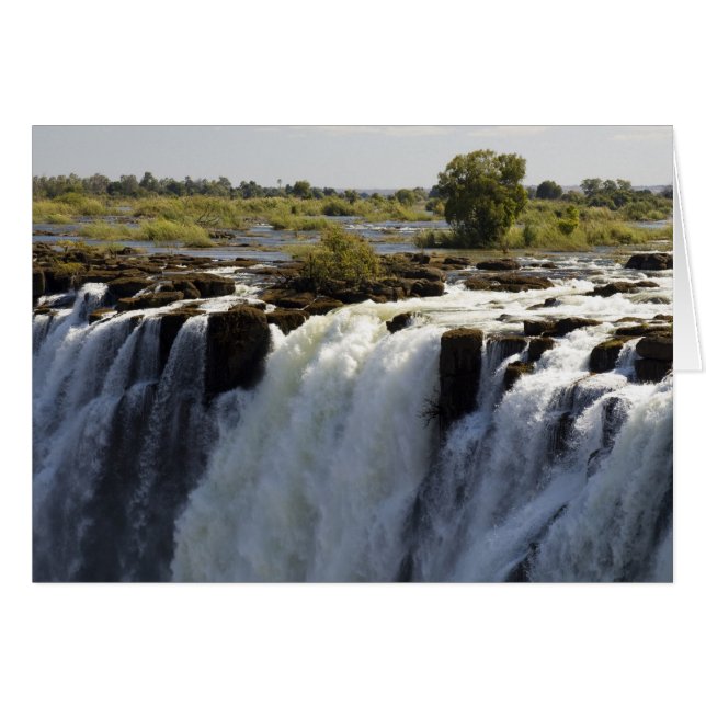 Chutes Victoria, rivière Zambèze, Zambie. 2 (Devant horizontal)