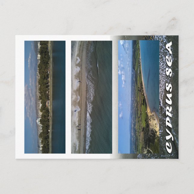 Chypre carte postale nature paysage plage Limasso (Devant)