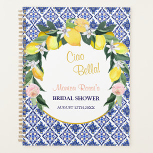 Ciao Bella Fête de Mariage Tuiles Bleues Italienne