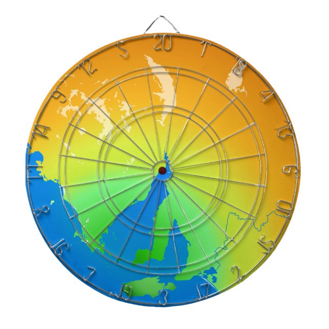 Cible australienne du sud de carte de pays de (Devant)