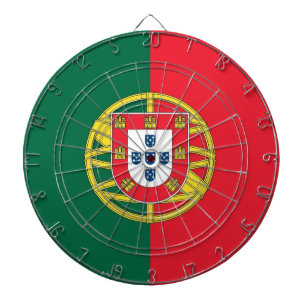 Cible avec le drapeau du Portugal