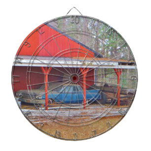 Cible De Fléchettes 1960 BLUE SADAND DEVILLE Antique voiture