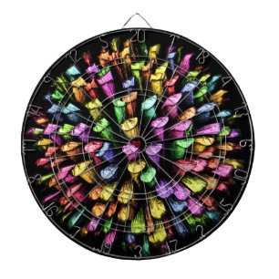 Cible de flechettes 1A pour baguettes 3D