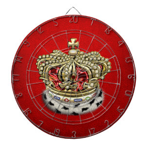 Cible De Fléchettes [200] Prince [King] Royal Crown [Fur+Gold][Red]
