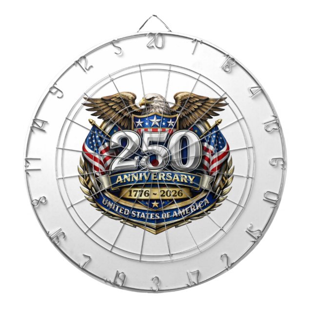 Cible De Fléchettes 250e anniversaire des États-Unis (Devant)