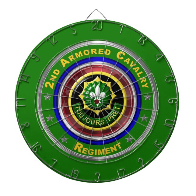 Cible De Fléchettes 2e cavalerie blindée (Devant)