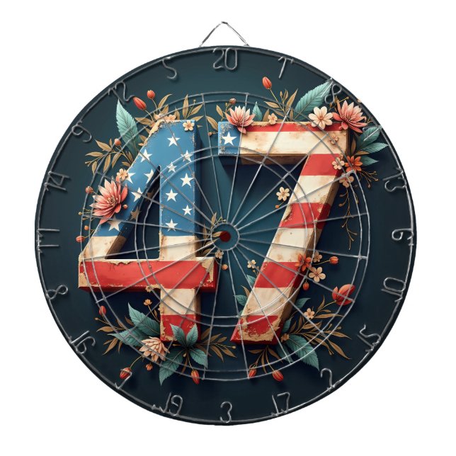 Cible De Fléchettes 47 Donald Trump (Devant)