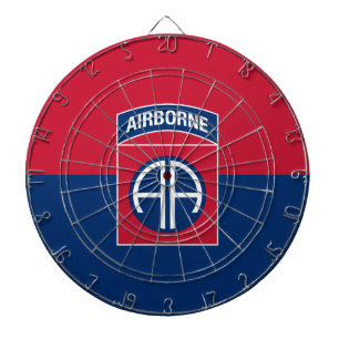 Cible De Fléchettes 82e division aérienne Flag Military Vétéran