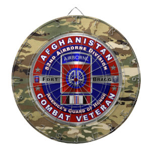 Cible De Fléchettes 82e division aéroportée Vétéran d'Afghanistan