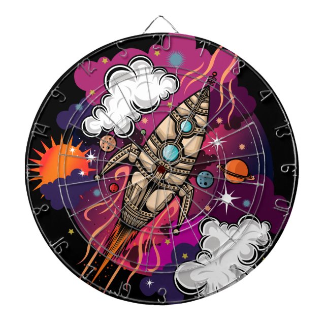 Cible De Fléchettes À Travers La Galaxie (Devant)