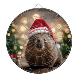 Cible De Fléchettes adorable Noël Wombat,