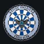 Cible De Fléchettes Aigle amérindienne<br><div class="desc">Le Dartboard Native American Eagle est entièrement personnalisable,  et une excellente idée cadeau pour les amis,  la famille ou l'ajout parfait à votre salle de jeux. Conçu par Norman.R.</div>