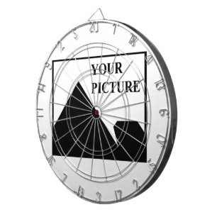 Cible De Fléchettes Ajouter une image personnalisée Nom de l'entrepris