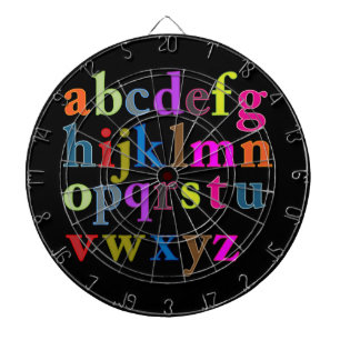 Cible De Fléchettes Alphabet