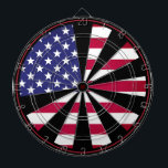 Cible De Fléchettes American Patriot Dartboard & Flag USA / jeu de flé<br><div class="desc">Tableau noir : États-Unis d'Amérique et drapeau américain (États-Unis) fléchettes,  jeux de plaisir en famille - amour mon pays,  jeux d'été,  vacances,  fête des pères,  fête d'anniversaire,  étudiants / fans de sports</div>
