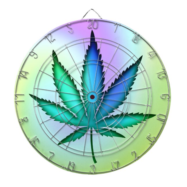 Cible De Fléchettes Amour arc-en-ciel (Devant)