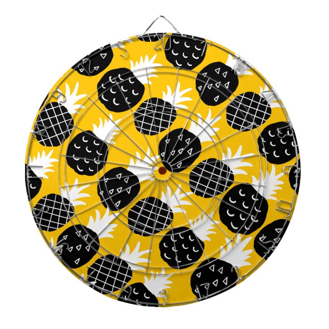 Cible De Fléchettes Ananas noir (Devant)