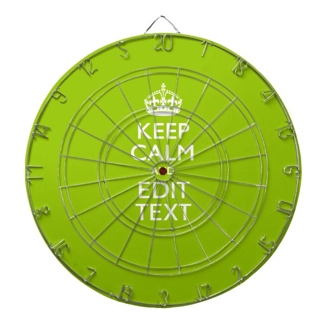Cible De Fléchettes Android Green Keep Calm Have Your (Devant)