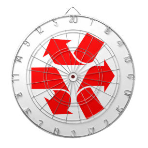 Cible De Fléchettes Annuler le recyclage du symbole