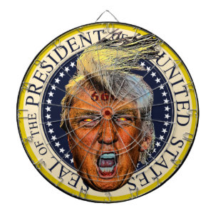 Cible De Fléchettes Anti Président Trump Grande Gueule Diable