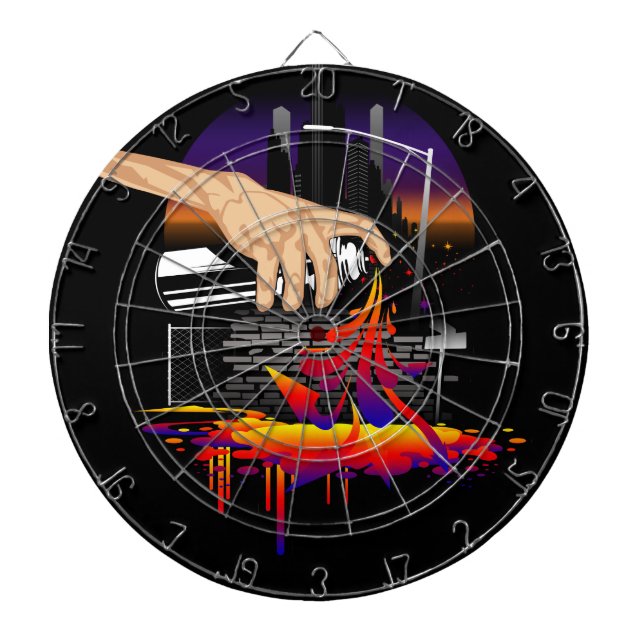 Cible De Fléchettes Apporté À La Vie (Devant)