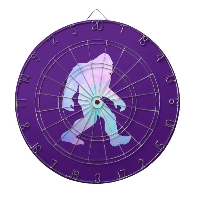 Cible De Fléchettes Aquarelle Bigfoot (Devant)