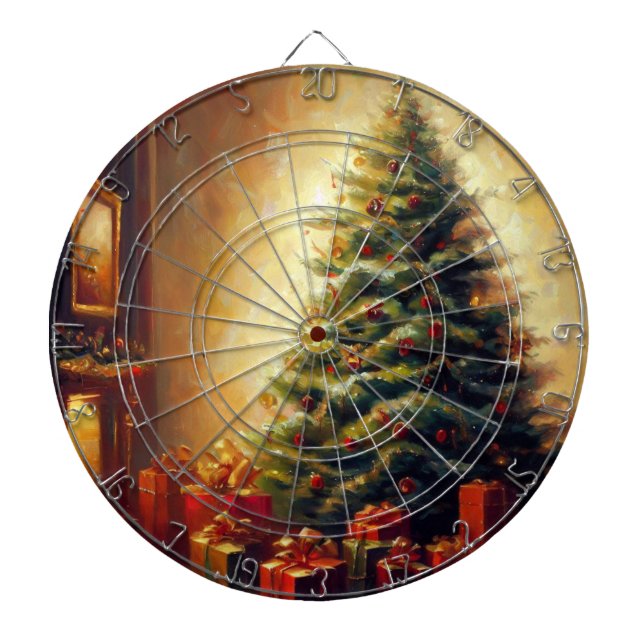 Cible De Fléchettes Arbres de Noël (1) (Devant)