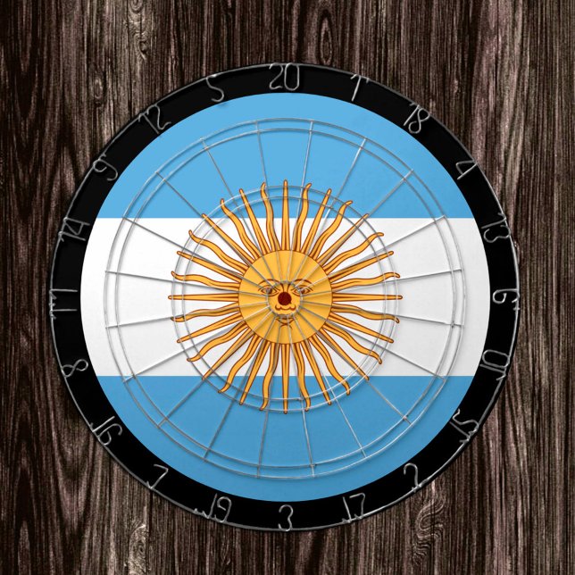 Cible De Fléchettes Argentine Drapeau Tableau de bord & Argentine / Je (Créateur téléchargé)