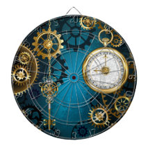 Arrière - plan turquoise à vapeur avec Gears