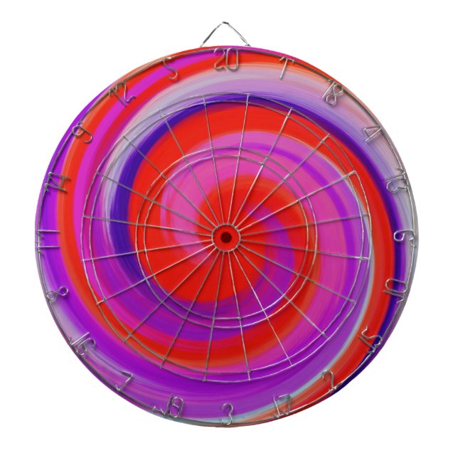 Cible De Fléchettes Art Abstrait n° 6 (Devant)