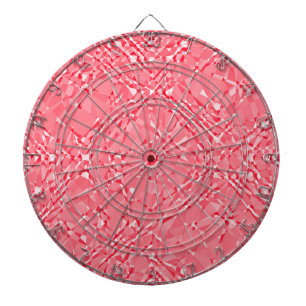 Cible De Fléchettes Art cubique rouge Design graphique