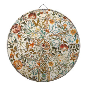 Cible De Fléchettes Art floral acanthus vintage de William Morris