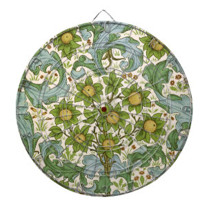 Cible De Fléchettes Art floral de William Morris Orchard Green