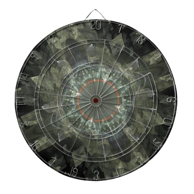 Cible De Fléchettes Art fractal (Devant)