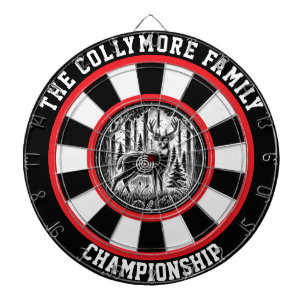 Cible De Fléchettes Art mural de cerfs ciblé en gras