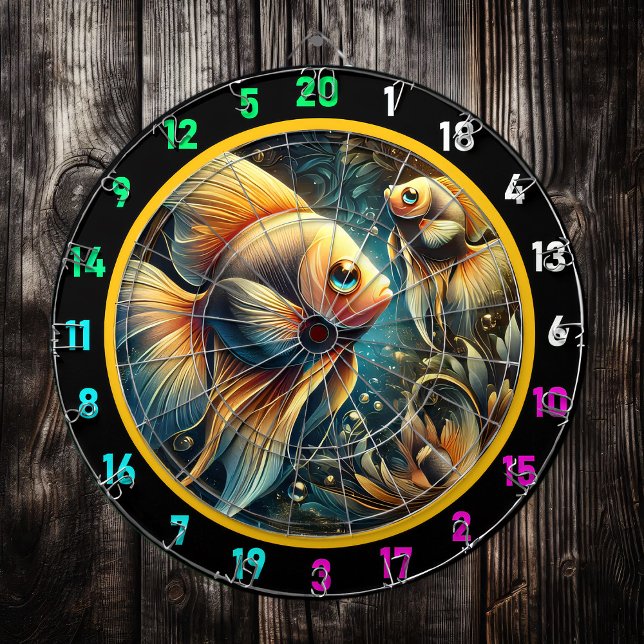 Cible De Fléchettes Arte en Dartboard Betta sous-marine (Créateur téléchargé)