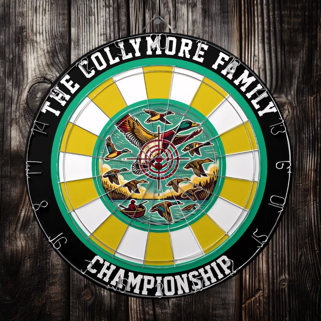 Cible De Fléchettes Artwork de canards aventuriers extérieurs (Créateur téléchargé)