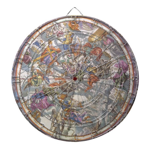 Cible De Fléchettes Astronomie Ancienne, Carte des Constellations Chré (Devant)
