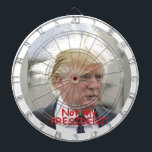Cible De Fléchettes ATOUT non mon Président Dart<br><div class="desc">" Donald Trump" "Hillary Clinton" 2016 "non mon dard de Boulder de "penny de Mike" de "thé" de président" le Président Démocrate Obama Republican</div>
