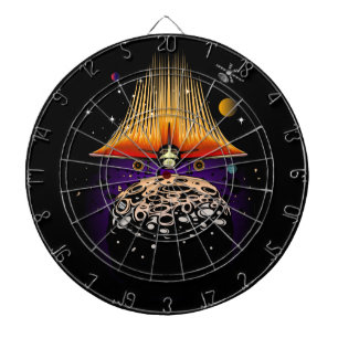 Cible De Fléchettes Atterrissage de la lune