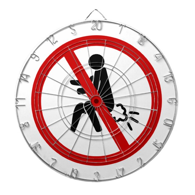 Cible De Fléchettes AUCUN ⚠ Drôle Toilette Thaïlandaise ⚠ (Devant)